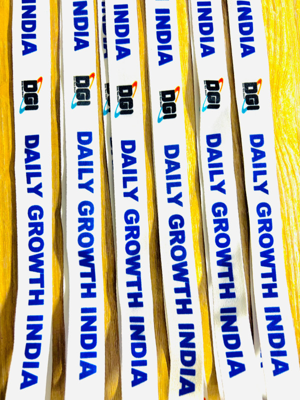 DGI Printed white Visitor strip