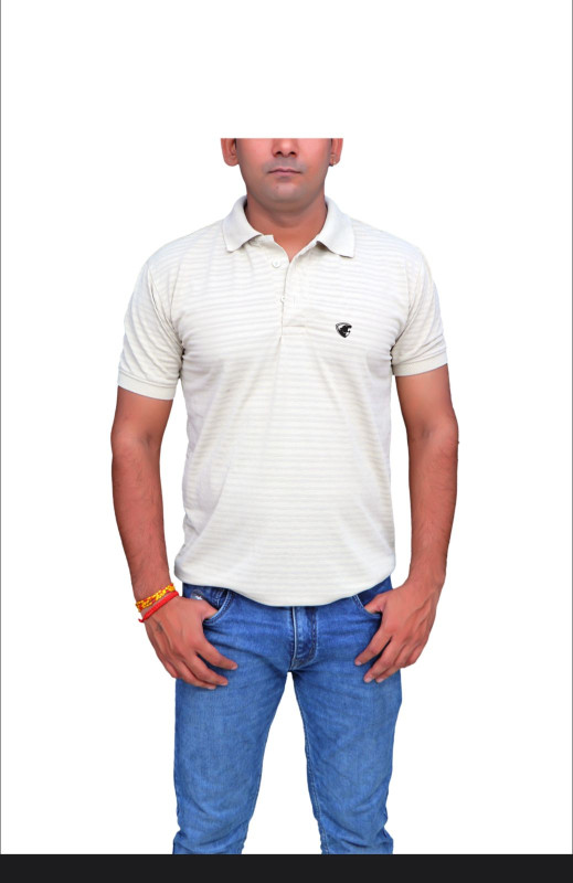 hunter man light gray polo