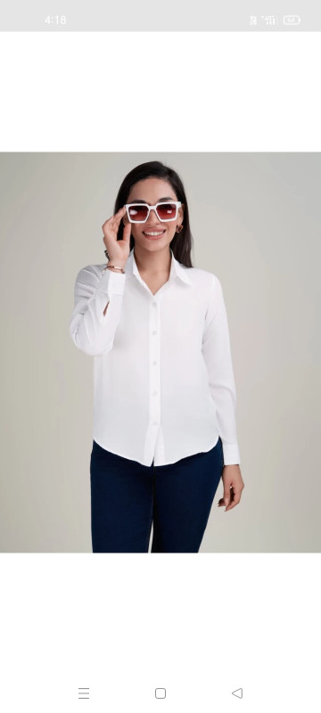 Hunter Womens white classic colour shirts