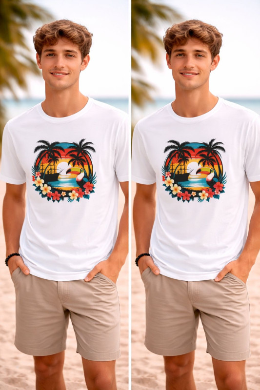 Hunter mans white t shirt 2