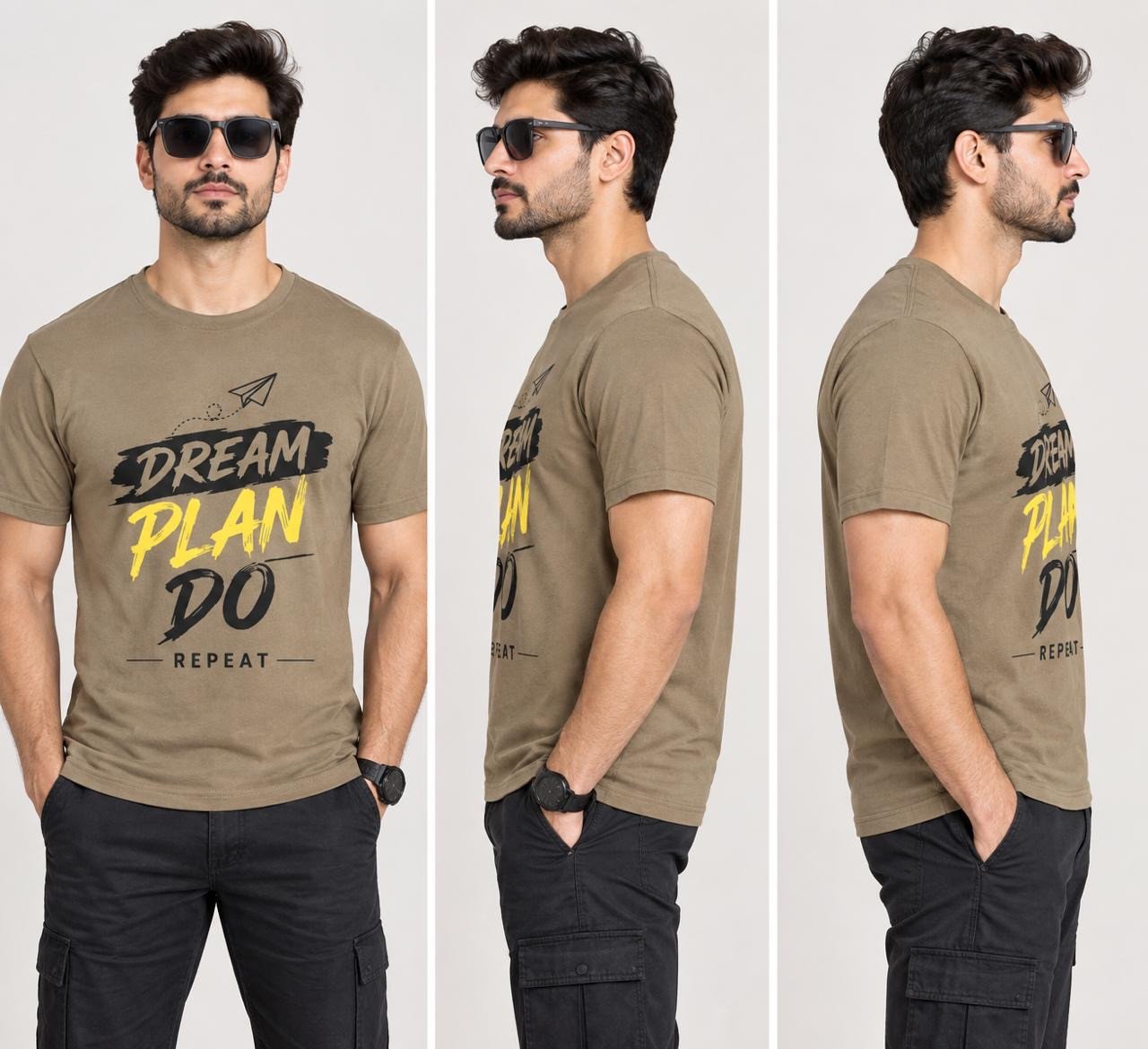 hunter mans olive green  T shirt