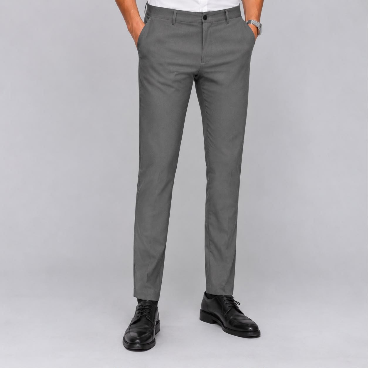Hunter Man's regular bottam grey formal pants